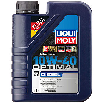 Полусинтетическое моторное масло Optimal Diesel 10W-40 - 1 л