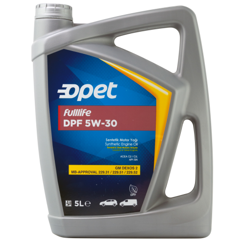 Синтетическое моторное масло Fulllife DPF 5W-30 - 5 л